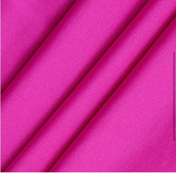 Micas Hot Pink Solid Slip Maxi Dress - Large - Picture 4 of 8